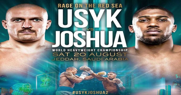 Usyk vs Joshua ll 20 Ağustos’ta Suudi Arabistan’da sahnelenecek