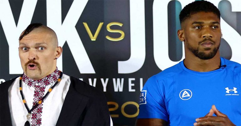 Joshua “Gücüm tükenmeyecek, Usyk’i nakavt etmeye hazırım”