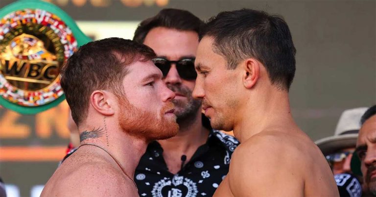 Canelo vs Golovkin lll için tartı sonuçlandı