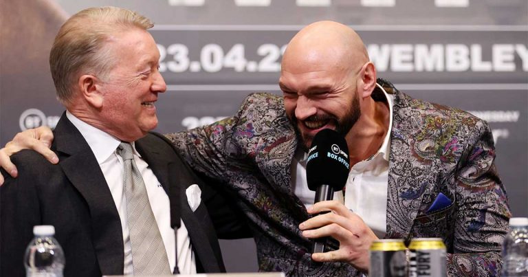 Frank Warren halen Fury vs Joshua için çalışıyor