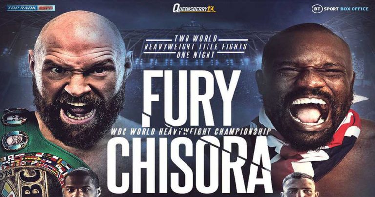 Fury vs Chisora lll ESPN+ ve BT Sport’dan canlı yayınlanacak