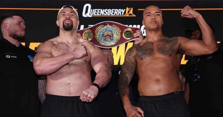 Joseph Parker – Fabio Wardley Tartı Sonuçları: Parker, Wardley’den 9 Kilo Daha Ağır!