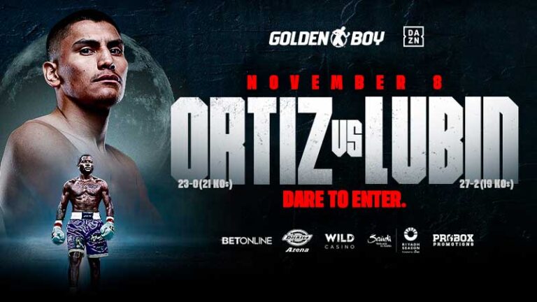 Vergil Ortiz Jr. vs Erickson Lubin WBC “geçici” Süper Welterweight Unvan Maçı